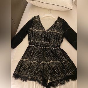 Black Lace romper
